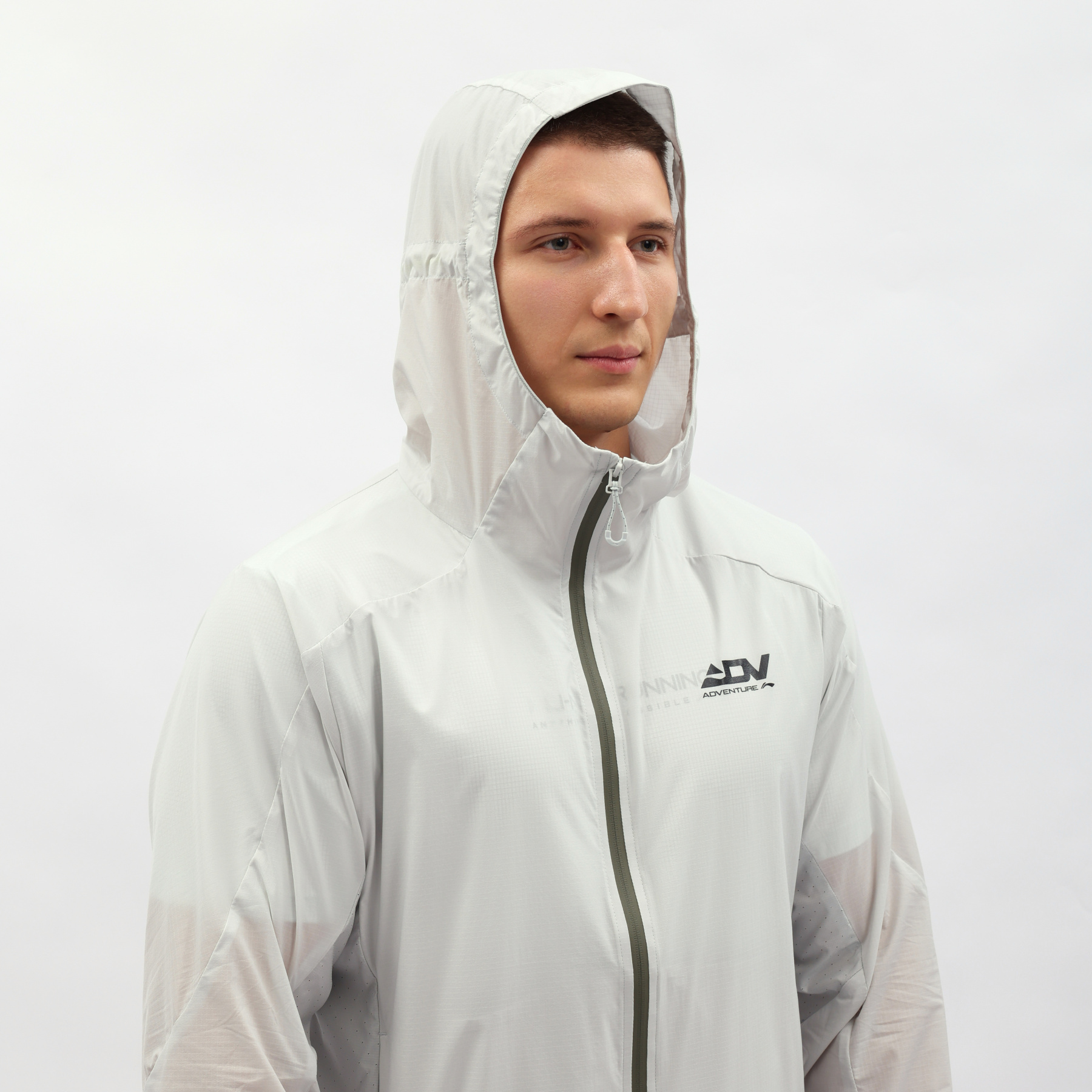 AFYW001-8 Ветровка Trail Running серый